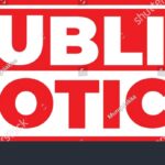 Notice of Public Hearing